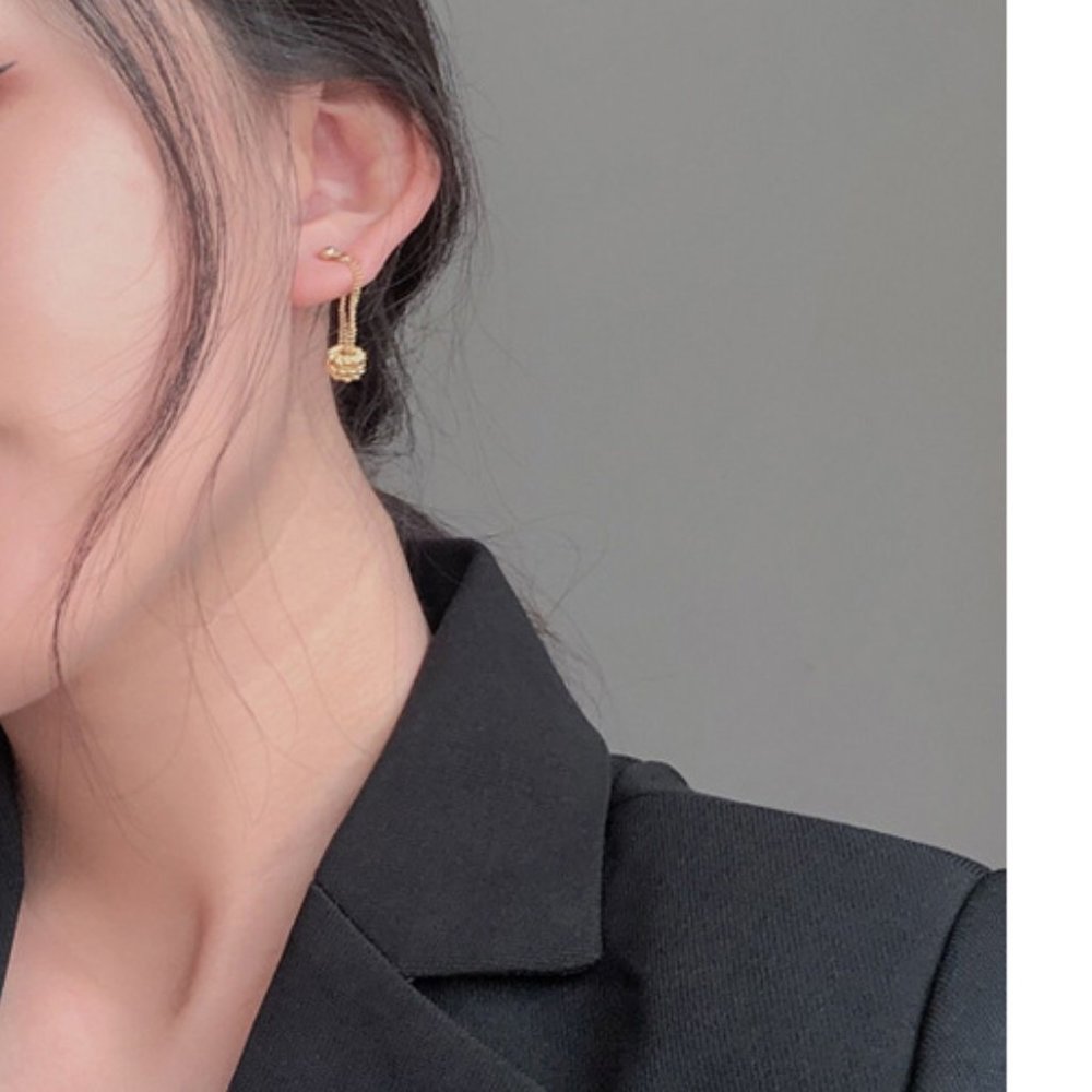 💙💕💕Last one Minimalist Circles Earrings - Picture 3 of 11